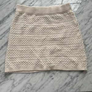 knit mini skirt